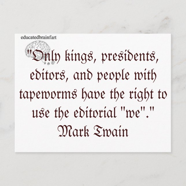 Redaktion "Wir" Postkarte (Vorderseite)