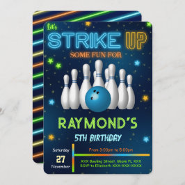 Redaktioneller Bowling Einladung