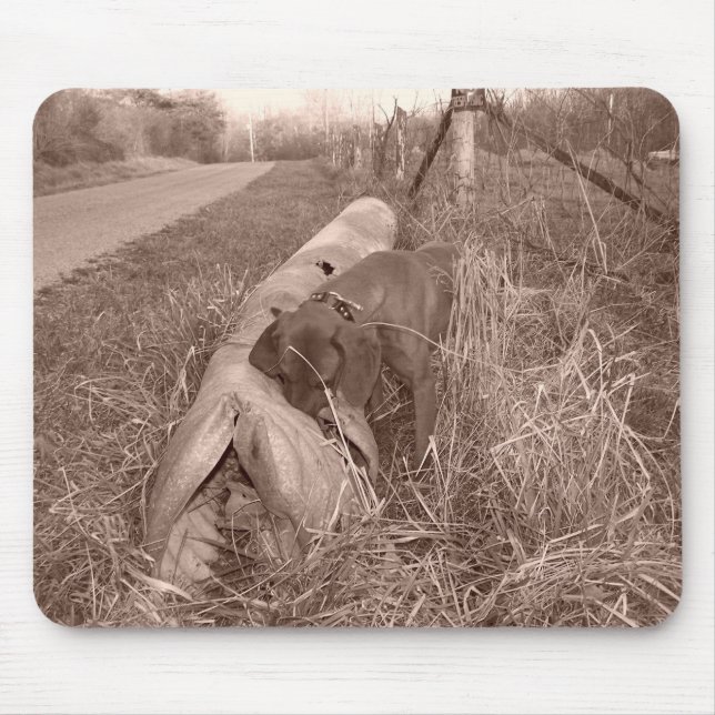 Redbone Coonhound Mousepad (Vorne)