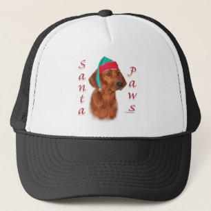 Redbone Coonhound Santa Paws Truckerkappe