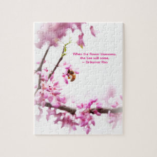 Redbud & Honeybee in Springtime