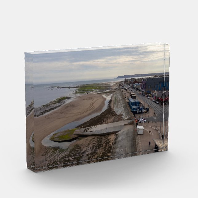 Redcar Beach vom Beacon aus Fotoblock (Links)