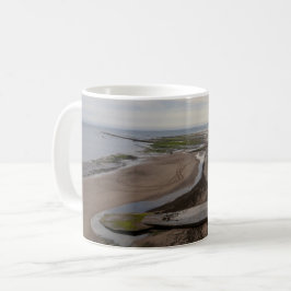 Redcar Beach vom Beacon aus Kaffeetasse