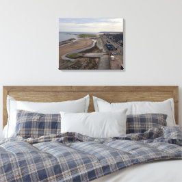 Redcar Beach vom Beacon aus Leinwanddruck