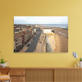 Redcar Beach vom Beacon aus Leinwanddruck