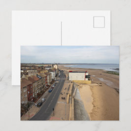 Redcar Beach vom Beacon aus Postkarte