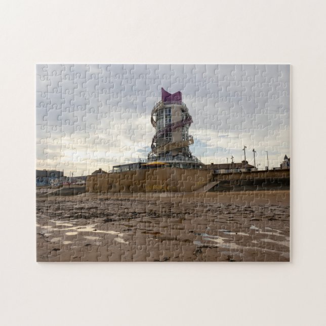 Redcar Strand und Beacon (Horizontal)