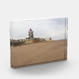 Redcar Strand und Beacon Fotoblock