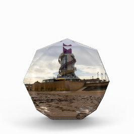 Redcar Strand und Beacon Fotoblock