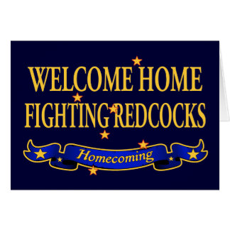 Redcocks de combat à la maison bienvenu