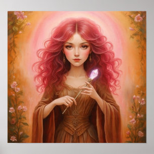 RedCrystalHexe Poster