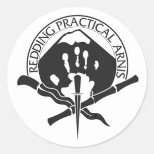 Redding Practice Arnis LOGO Runder Aufkleber