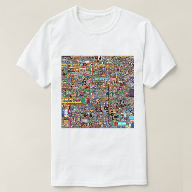 reddir rplace final, reddit place end, reddit rpla T-Shirt (Design vorne)