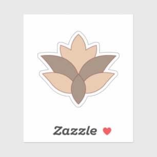 Reddisch Orange, orange Sprache Aufkleber