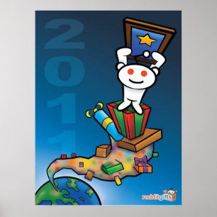 reddit geheimes Sanktplakat 2011 Poster