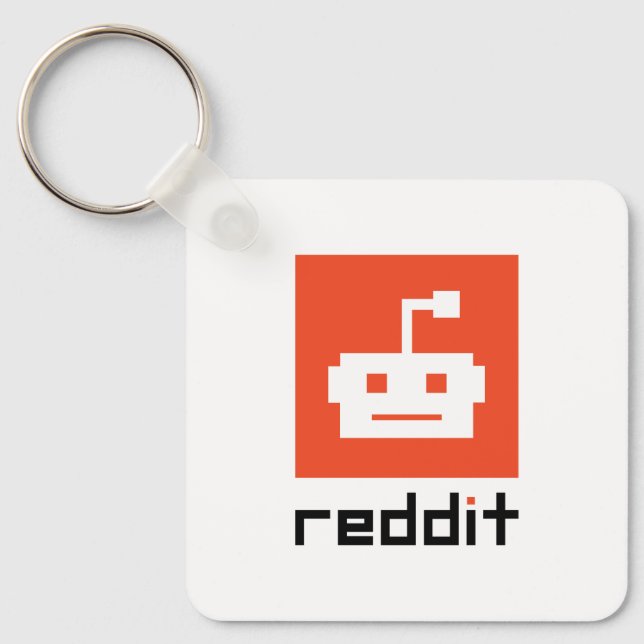 Reddit-Logo  Schlüsselanhänger (Vorderseite)