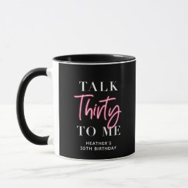 Rede 30 mit mir 30. Geburtstag Gastgeschenk Tasse
