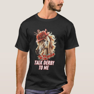 Rede Derby Mit Mir Lustiger Pferderennsportliebhab T-Shirt