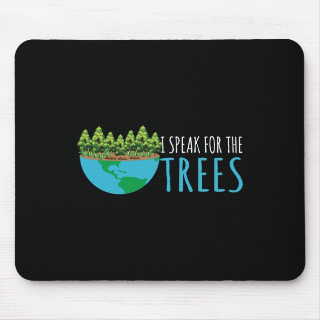 Rede für die Baumaktivisten Environment Earth Da Mousepad (Vorne)