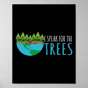 Rede für die Baumaktivisten Environment Earth Da Poster