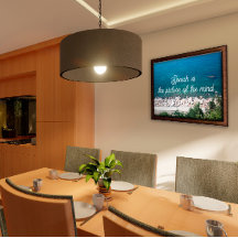 Rede ist das Bild des geistigen Sprichworts Poster