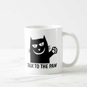 REDE MIT DER PFOTE KATZE Kaffeetassen