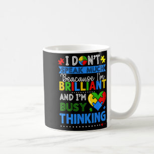 Rede nicht viel Brillantes Autismus Autistische Ju Kaffeetasse