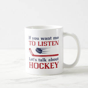 Rede über Hockey Kaffeetasse
