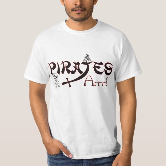 Rede wie ein Piratentag-T - Shirt (Vorderseite)