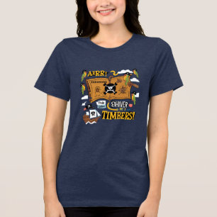 Rede wie ein Piratentag Tri-Blend Shirt