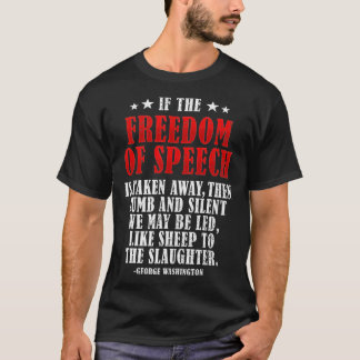 Redefreiheit, Schaf, Schaf George Washington T-Shirt