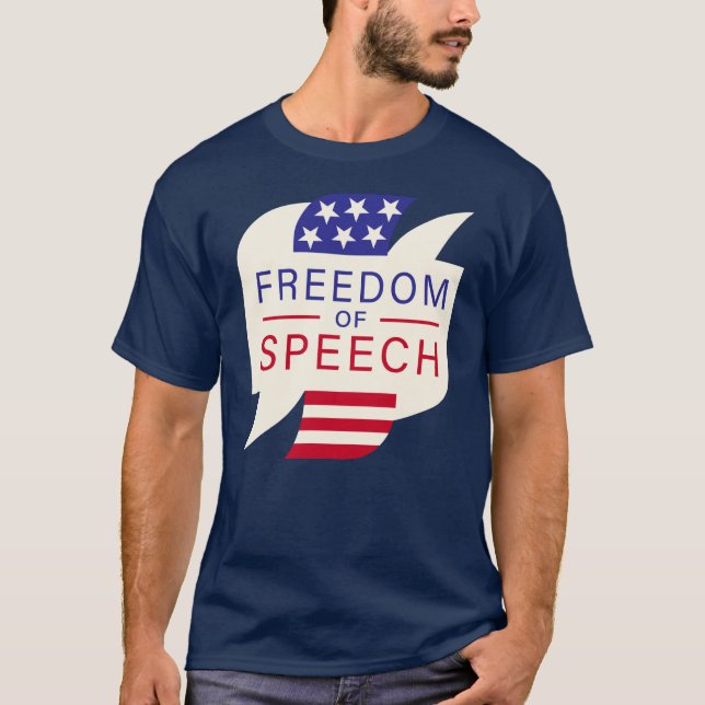 Redefreiheit US Flagge Shirt (Vorderseite)