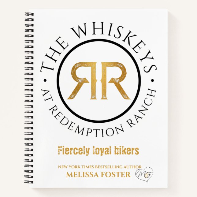Redemption Ranch Whiskeys Notebook 8,5" l x 11" w Notizbuch (Vorderseite)