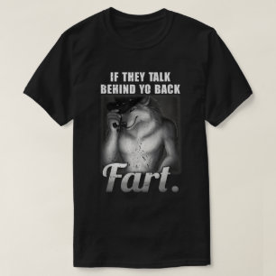 Reden hinter Yo Back Furz Meme Shirt