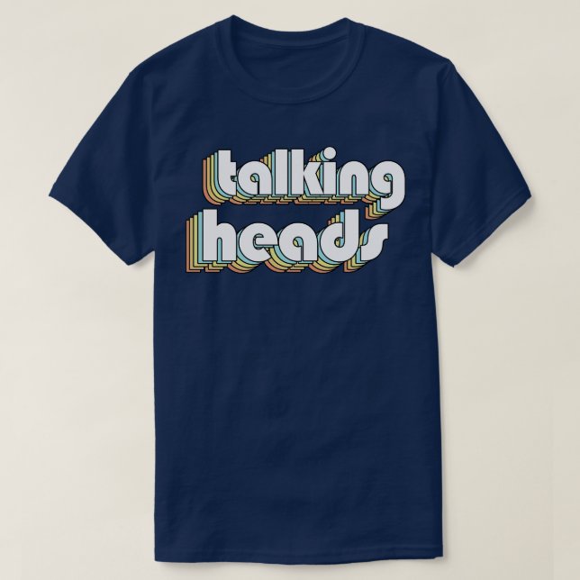 Reden Leiter Retro Typografie verblassten Stil T-Shirt (Design vorne)