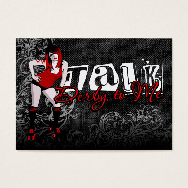 Reden Sie Derby mit mir Mini-Mitteilungskarten (Vorderseite)