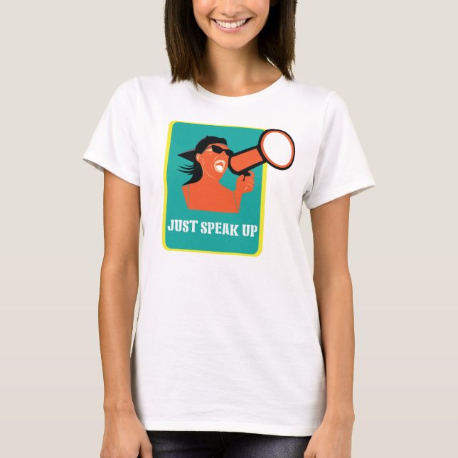 Reden Sie einfach auf T-Shirt (Vorderseite)
