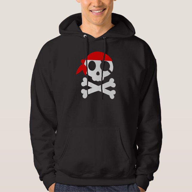 Reden wie ein Piraten-Shirt Hoodie (Vorderseite)