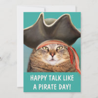 Reden wie ein Piratenfunny Cat
