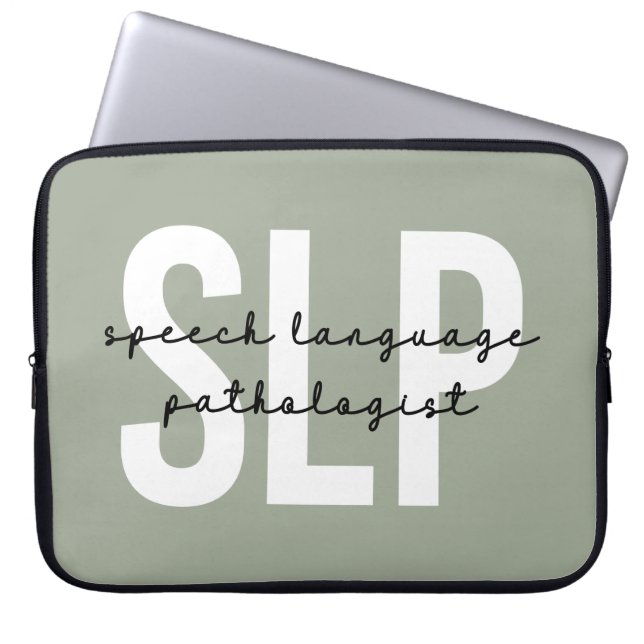 Redepathologe Redetherapeutin SLP Laptopschutzhülle (Vorderseite)