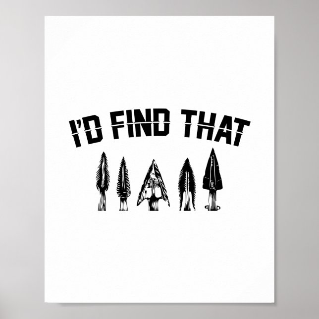 Redewendungen der Pfeiljagd | Arrow Heads Geschenk Poster (Vorne)