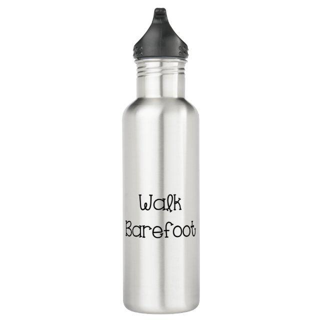 Redewendungen zu Fuß Barefoot Edelstahlflasche (Rechts)