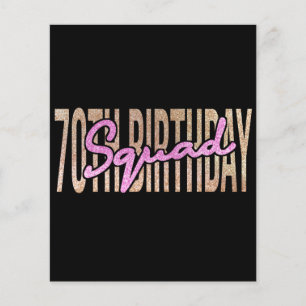 Redewendungen zum 70. Geburtstag Flyer