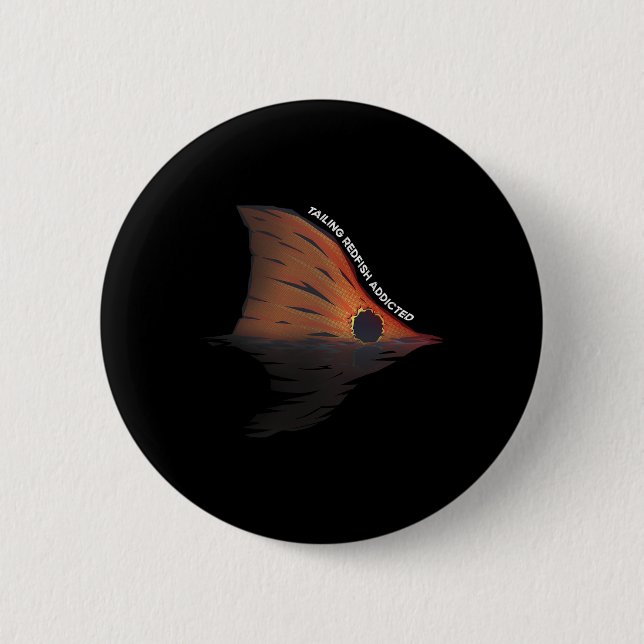 Redfish Fischen Witz Redangeln Red Drum F Button (Vorderseite)