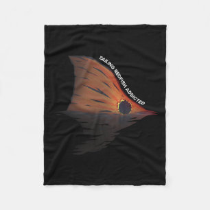 Redfish Fischen Witz Redangeln Red Drum F Fleecedecke