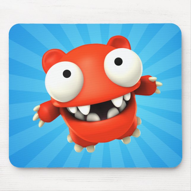 Redfords Fahrt - Blau Mousepad (Vorne)