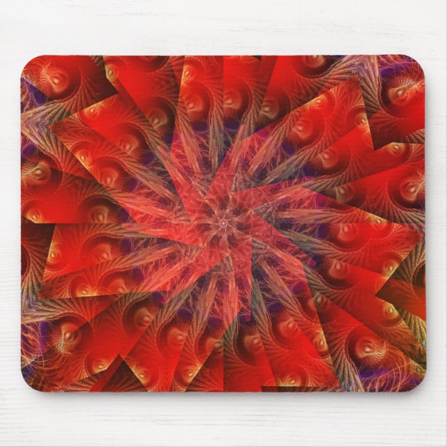 RedFractal Swirl Mousepad (Vorne)