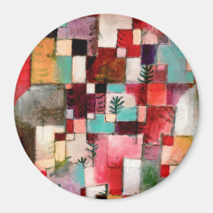 Redgreen und Violetgelbe Rhythmen von Paul Klee Magnet