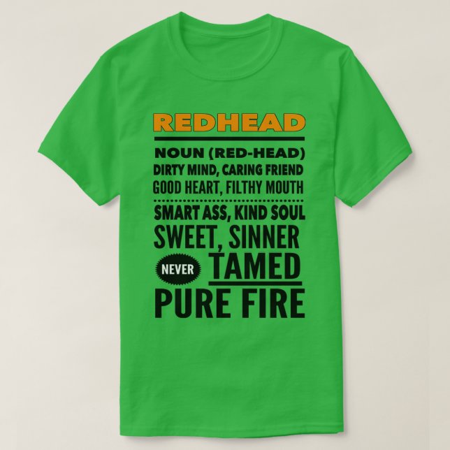 REDHEAD 7 T-Shirt (Design vorne)