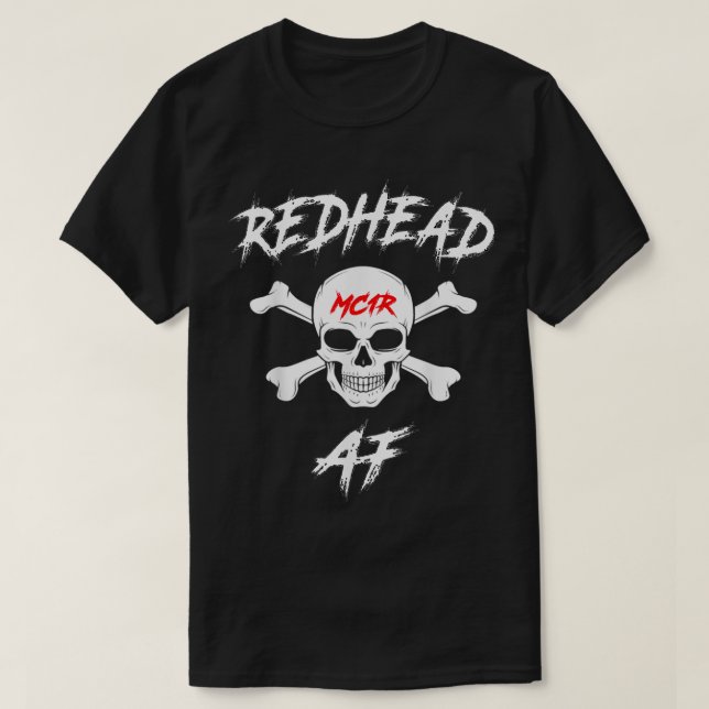 REDHEAD AF MC1R SKULL T-Shirt (Design vorne)